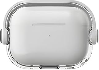 Next Store Crystal Clear Case Compatible with AirPods 4, Shockproof and Scratch Resistant Hard Shell Cover, Full Protection, Support Wireless Charging. (White)