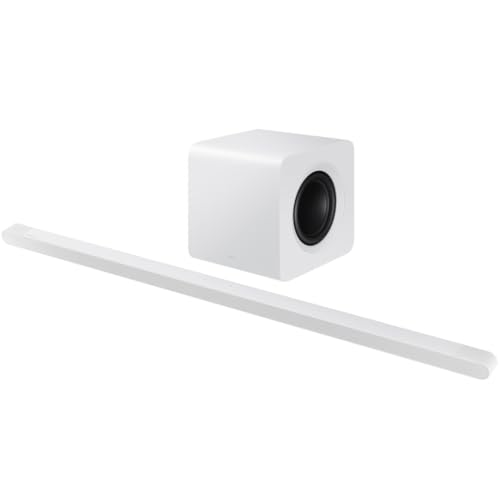 Image of Samsung HW-S801D 3.1.2ch Wireless Soundbar Dolby Atmos, White (2024 Model) Bundle with Deco Gear 4K HDMI 2.0 Cable x2 & CPS Exclusive 26 Month Protection Pack Bundle (BEACH-CPS-261000)