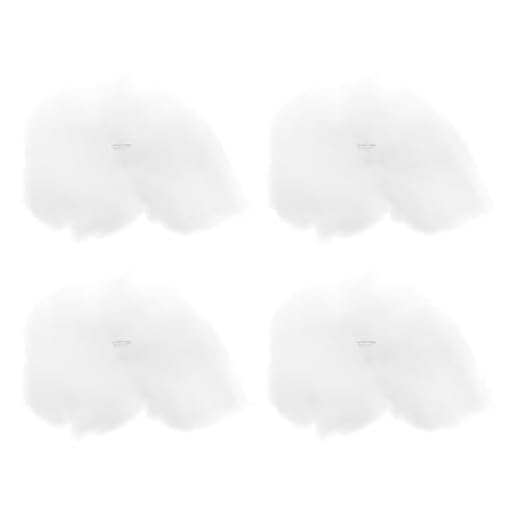NUOBESTY 4pcs Artificial Cloud Decorative Hanging Cloud Ornament DIY 3D Cotton Cloud Props for Wedding Party Supplies Gifts (15cm)