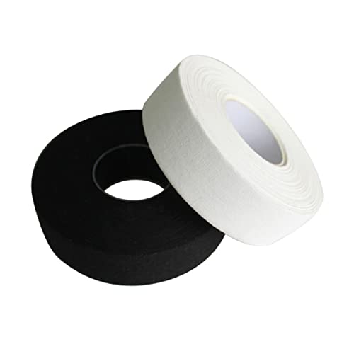 CORHAD Hockey Stick Tape Sticky Tape 25m Tape for Hockey Stick White Black Sturdy Water Proof Non-Slip