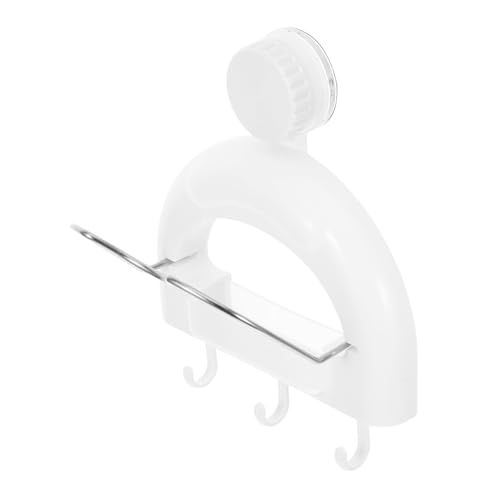 Zerodeko Wall Mounted Pot Lid Storage Rack with Hooks and Drip Tray Multifunctional Kitchen Organizer for Lids Cutting Boards and Utensils Secure Shaped Design for Neat Spaces