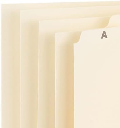 Miniatura 5 de Staples Guía de archivos de índice A-Z, letra, Manila, 25set (ST118257)