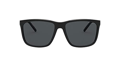 ARNETTE Man Sunglasses Matte Havana Frame, Polarized Dark Grey Lenses, 56MM