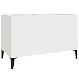 YUTAASU Armadio a pannelli bianco, 74,5 x 38 x 48 cm, in legno