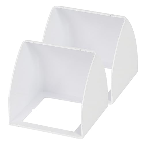 HORIALENCE 2 piezas de Lluvia para Timbre de Puerta Protector para Máquinas de Asistencia y Timbres de Instalación y Duradera
