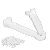 Yctze Einweg-Nabelschnurklemme für Tiere – Sichere und Hygienische Nabelschnurklemme für Welpen, Kätzchen, Kühe, Schafe und Nutztiere – 100 Stück Hochwertige PVC-Klemmen mit Anti-Rutsch-Funktion