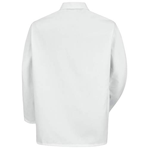 Red Kap Men's Gripper Front Short Butcher Coat2