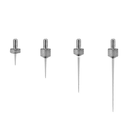 kobeIeen Needle Point for Indicators M 2.5 Thread 0.15mm 0.3mm 1.0mm 1.5mm 2.0mm Diameter Stem