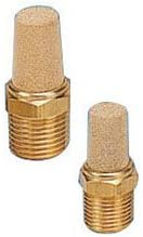 PneumaticPlus BM Series Sintered Bronze Exhaust Muffler (1/4" NPT)