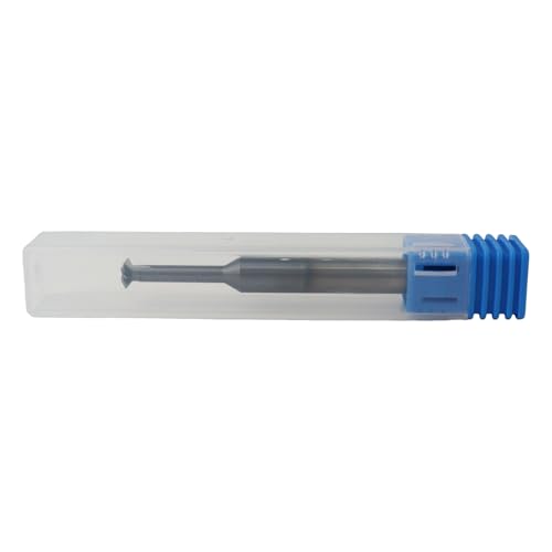 Image of 18-48 TPI Single Pitch 5 /16in Solid Carbide Thread end Mill, 0.240in Cutting Diameter, Necked to Thread 0.625in Deep, 4 Flute Bits Tool for Medium Hardness Steel, Brass, Iron