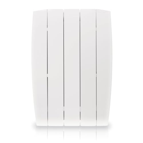 HJM Emisor Térmico Cerámico WiFi Bajo Consumo OPTIMA 500, Programación 24/7, Funciones Ahorro, Turbo Programable, 500W, Blanco