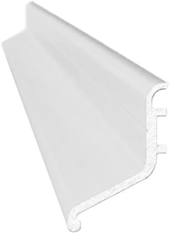 Exitex Rain Deflector 914mm – White - Aluminium Door Rain Guard for Inward & Outward Opening External Doors, Weather Bar to Deflect Rainwater