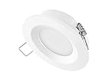 TEVEA® Ultra Flach LED Einbaustrahler - 3.5W - 300lm - 230V - Einbauleuchte - Einbauspot (WH-Warmweiss)