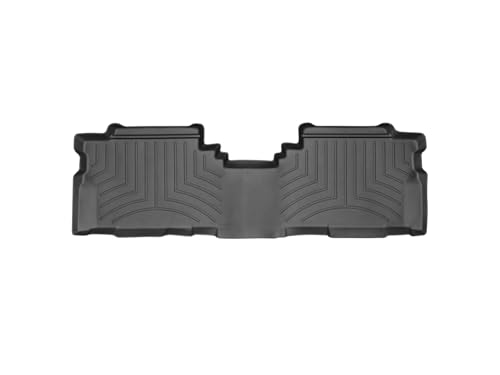 WeatherTech Custom Fit FloorLiners for Toyota Prius V - 2nd Row (444272), Black