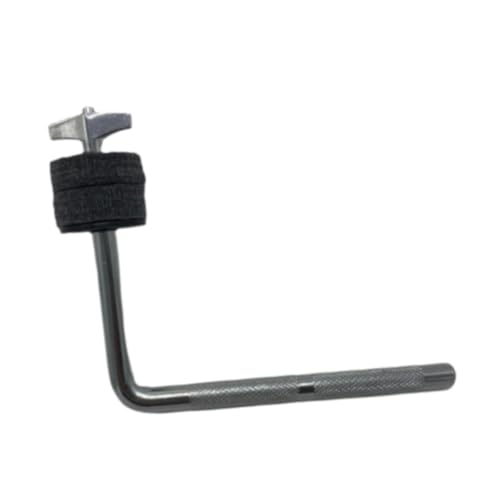 Colaxi Extension Arm Cymbal Clamp Holder,Professional Music Instrument Accessories Attachment Drum Hardware L Rod Bracket, Style A