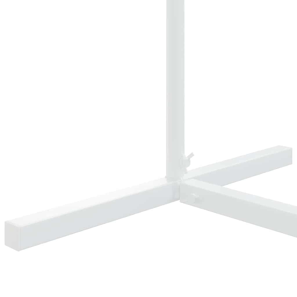 Weißer Hochzeitsbogen aus Stahl 100 x 39 x 200 cm wetterfest für Outdoor-Gartenpartys und Hochzeiten, stabile Rankhilfe, Gartenpavillon, ideal für Blumen, Wein, Efeu und Kletterpflanzen