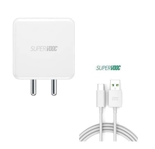 Image of Original 80W Charger & USB Type C Cable for Oppo Find X3 / Neo X3lite |F19 Pro + 5G |Find N2 flip|Reno 9 Pro + 9Pro 9 |Super Vooc Charger (Adapter & Cable)