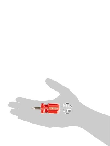 Image of Eazypower 00720 Tub of 15 Red R0 Square /R1 Square Stubby Handle Screwdriver