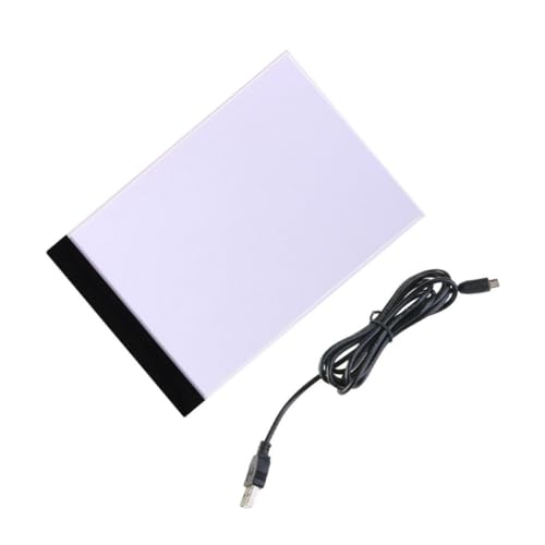 MOKKHNB Mesa de Luz A4 Acrílica Multifuncional con Luz LED y Cable USB para Dibujo Profesional y Práctica de Pintura Portátil Consumo