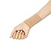 Black/Skin Forearm Tattoo Cover Up Wrist Brace Compression Sleeve Carpal Tunnel (1 pcs) (M, Skin)