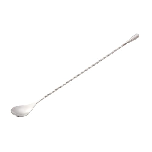 HEALLILY Cuchara Larga de Bar Inoxidable Agitador de Cócteles Retorcido con Mango Herramienta Profesional para Bebidas y Cócteles para Cocteleras y Vasos Reutilizable