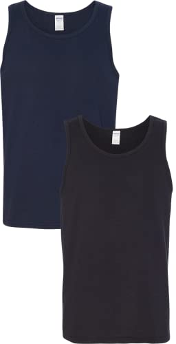Débardeur en coton Gildan 5200 marine Taille L