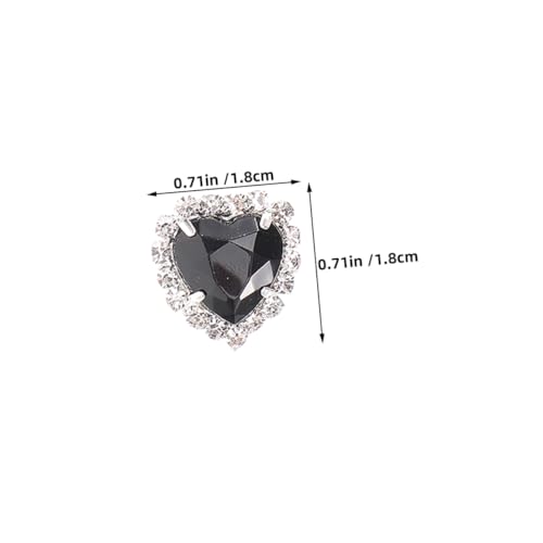 Forma de Corazón para Coser Ropa y Reparar Accesorios con Pedrería 3