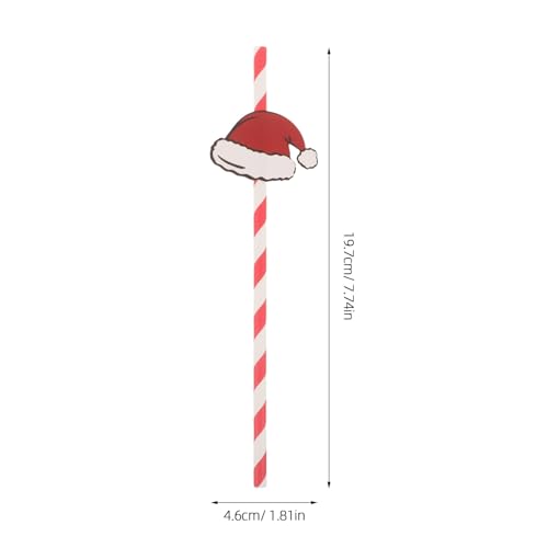 Homoyoyo 40 pitillos de papel navideños miniatura 4