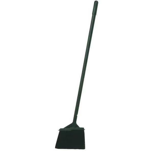 5 7/8 in Sweep Face Lobby Broom, Synthetic, Black
