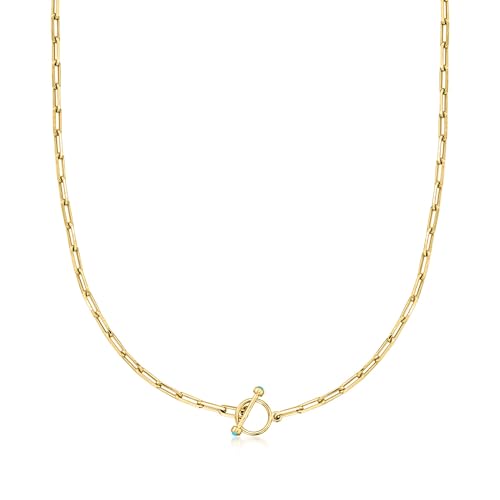 Ross-Simons Turquoise and 2.50 ct. t.w. Citrine Sunflower Toggle Necklace in 18kt Gold Over Sterling4