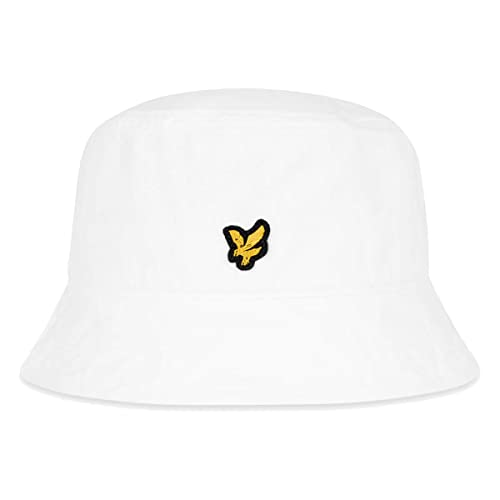 Lyle & Scott Cotton Twill Bucket Hat White One Size