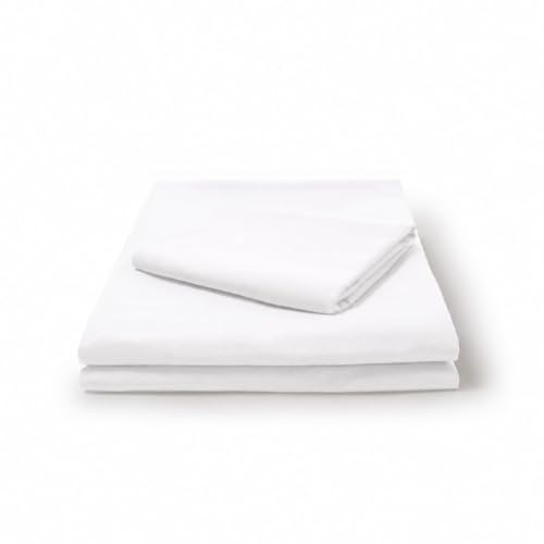 Miniatura 7 de Tramas - Juego De Sábanas Lisas 100 Algodón, Tejido Suave Y Compatible Con Todas Las Camas Y Estaciones Blanco, Cama 90