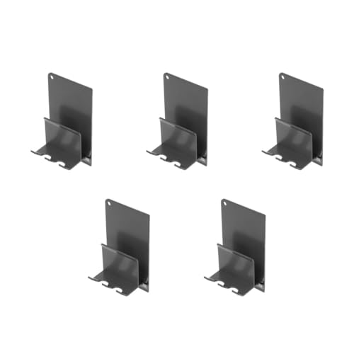 5 Piezas Porta Cepillo De Maquinilla De Afeitar para La Ducha Soporte para Cepillo De Soporte para Maquinilla De Afeitar Gancho De Afeitar Aleación De Aluminio Grey Alipis