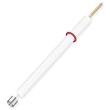 Labasics Platin-Ring-Elektrode, 99,99% Reinheit, Platin-Schleifen-Elektrode mit 6 mm PTFE-Stab, Korrosionsbeständig, Kompatibel mit den Meisten Elektrochemischen Zellen für Laboranwendungen