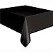 Black Plastic Tablecloth, 108" x 54"