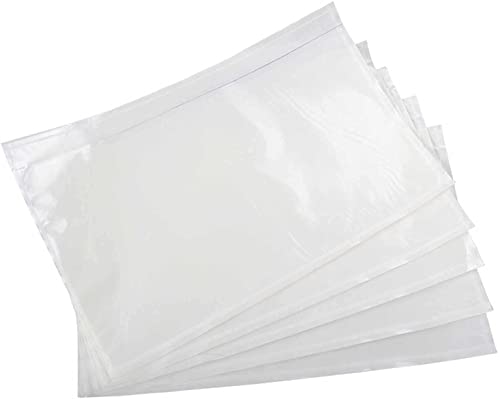 7.5'' x 5.5'' Packing List Pouches, Shipping Label Envelopes Clear Adhesive Top Loading Packing List - 2000 Packs