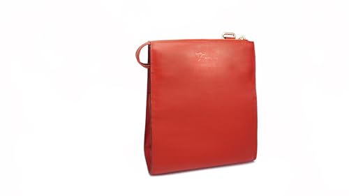Sac en cuir convertible d'exception, l'élégance du rouge BZ0001