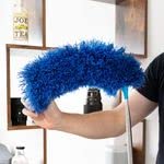 WISCHOX Premium Teleskop Staubwedel I Mikrofaser waschbar I Teleskop Stange extra lang 40-280 cm I Spinnenwebenentferner I Staubfänger ausziehbar I Staubbesen I Dust Cleaner