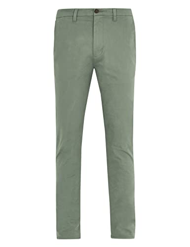 Image of Marks & Spencer Mens Solid Mid Rise Slim Fit Chinos