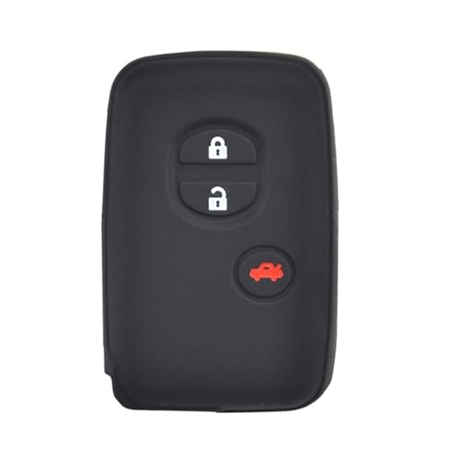 Housse porte-clés Toyota à 3 boutons pour protection de clé de véhicule Corolla Yaris