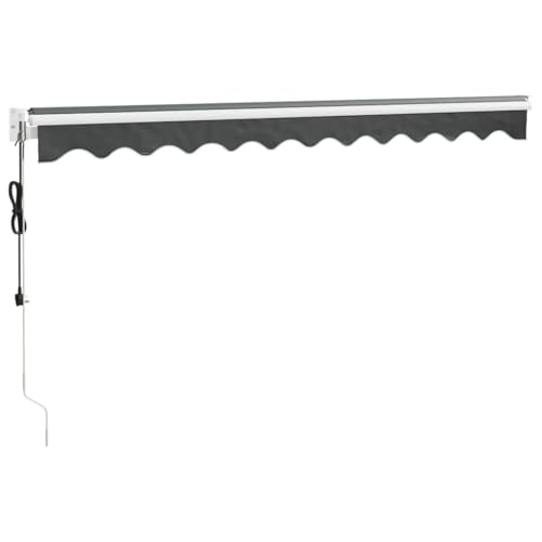 Store terrasse aluminium auvent automatique résistant UV anthracite - 7