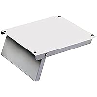 neoLab Stahl Pulverbeschichtet Ablagetisch für Folienschweißgerät Sealboy, Weiß, 330mm x 280mm x 130mm