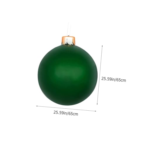Boule de Noël gonflable décorative grand modèle pour salon et fête intérieure - 3