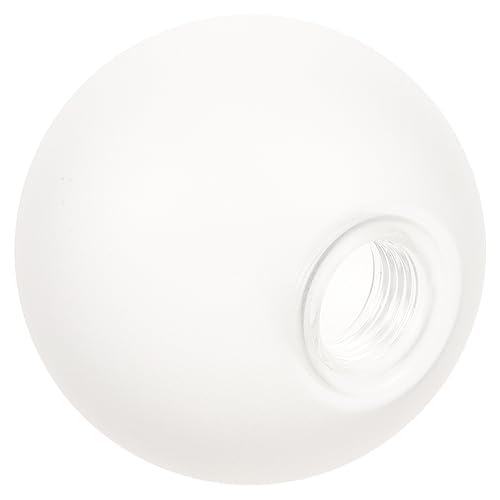 Holibanna Kugel Lampenschirm Ersatzglas Opal Glasschirm G9 Ersatzschirm 80mm Lichthöhle Lampen Abdeckung für Lichterkette Hängelampe Pendelleuchte Deckenlampe Wandlampe Wohnkultur Weiß
