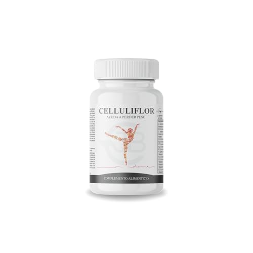 JANINE BENOIT | Celluliflor | Con L-Carnitina, Fucus, Centella Asiática y Té Verde | Drenaje, Metabolismo y Cuidado de la Piel | Retención de Líquidos | Celulitis | 120 Cápsulas Vegetales