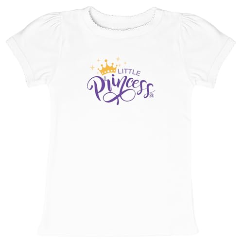 Little Princess Girls' Toddler T-Shirt White