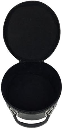 Masonic Scottish Rite Double-Eagle 32 Degrees Hat/Cap Case Black leather, big, Blue