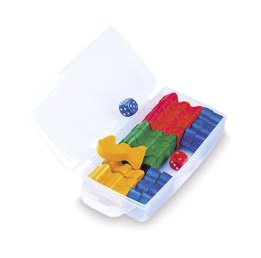 Jeujura - 8982- Jeux de Société-Boite 16 Petits Chevaux en Bois