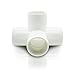 1CAMO 4-Way Tee PVC Fittings, SCH 40, White - 1 Inch PVC Elbow Fittings PVC Pipe Connectors - Build Heavy Duty Furniture with 1 Inch PVC Pipe (4 Pack)