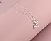 UnicoRing Butterfly Necklace for Women Solid 925 Sterling Silver Cubic Zirconia Pendant Necklace Jewelry Gifts